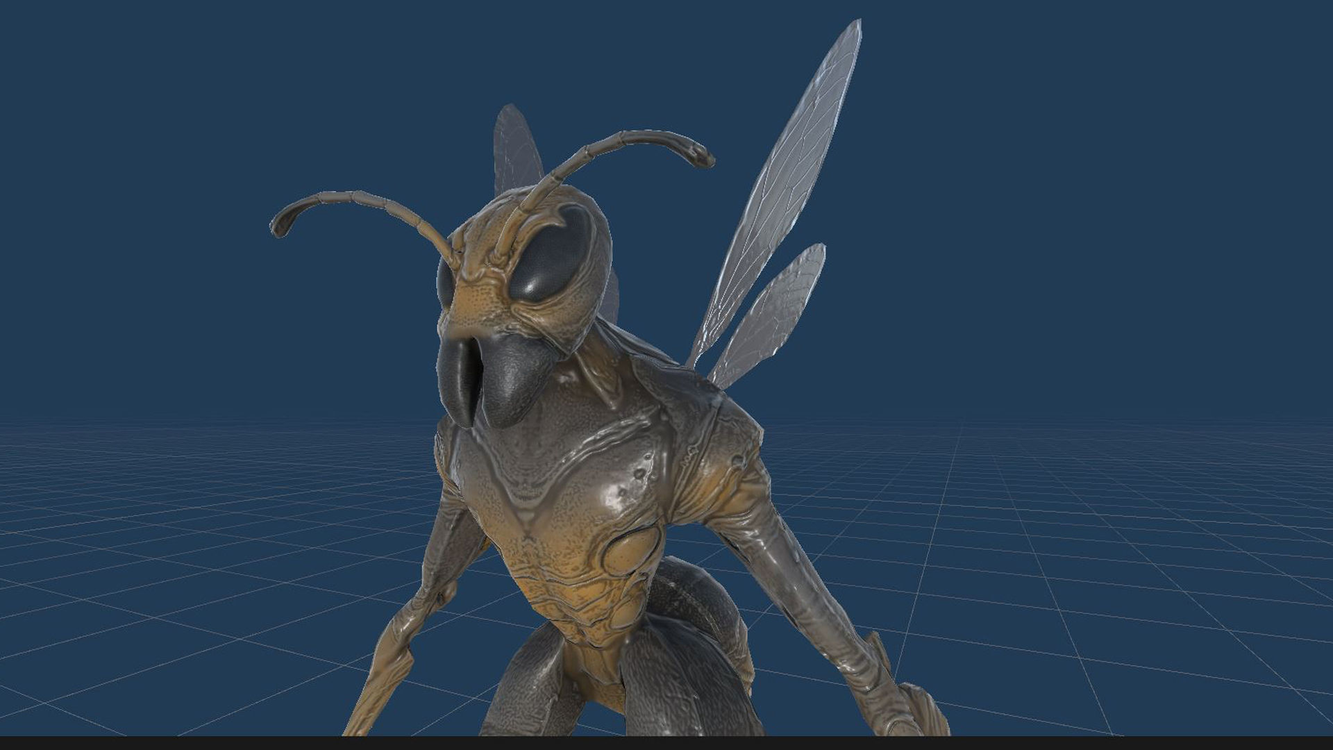Insect Creature Low-poly 3D model_19
