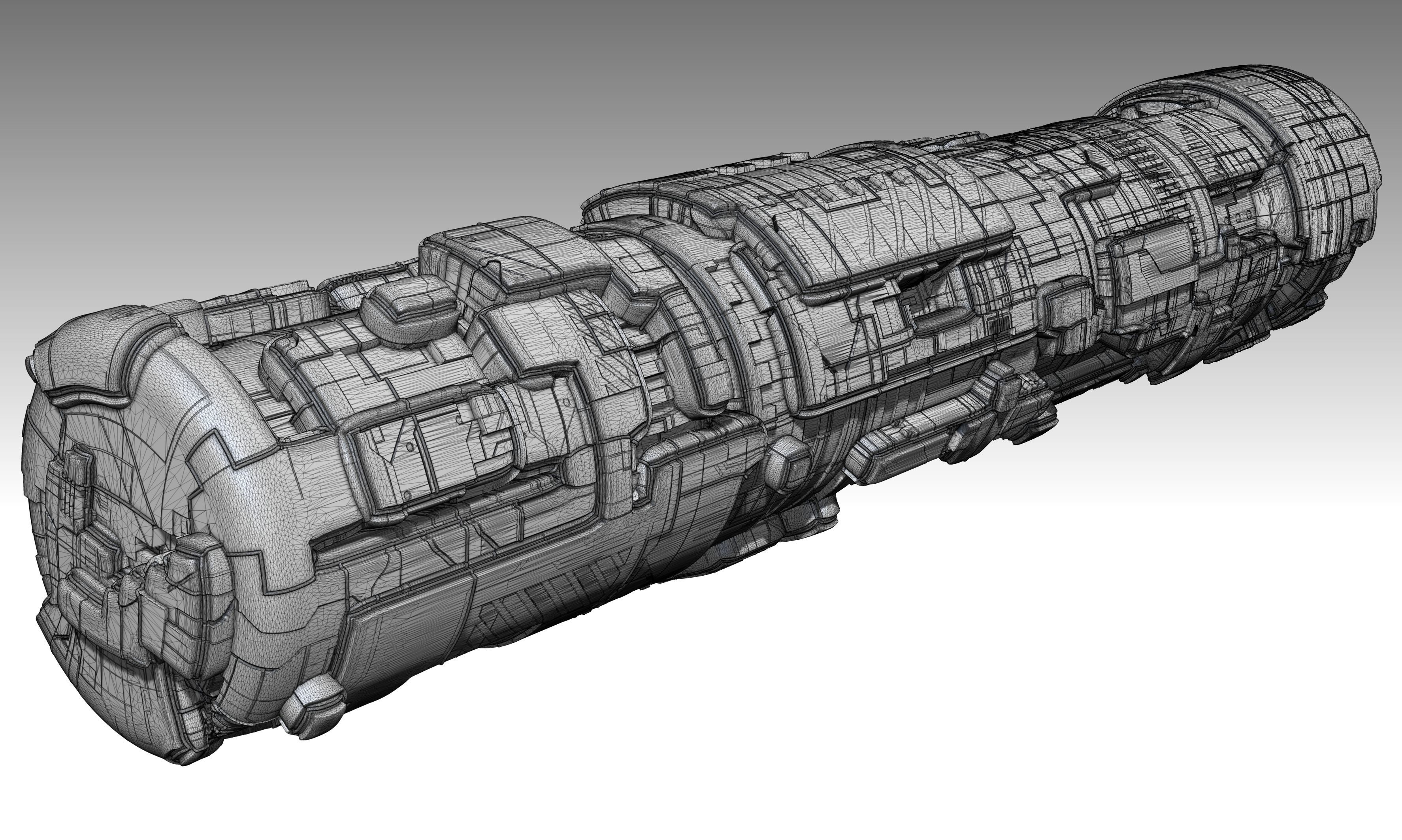 space equipment node 00163 3D model_9