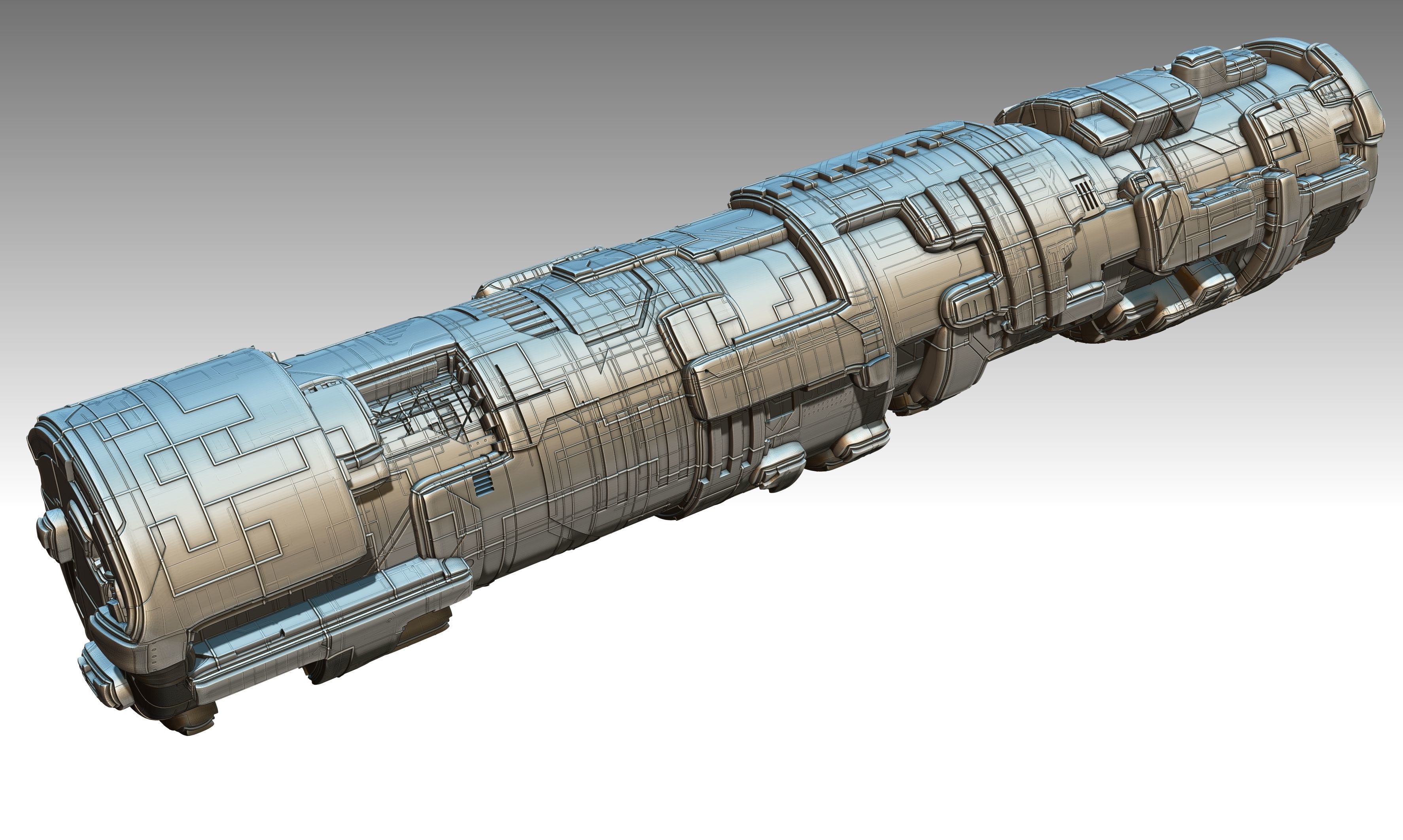 space equipment node 00163 3D model_1