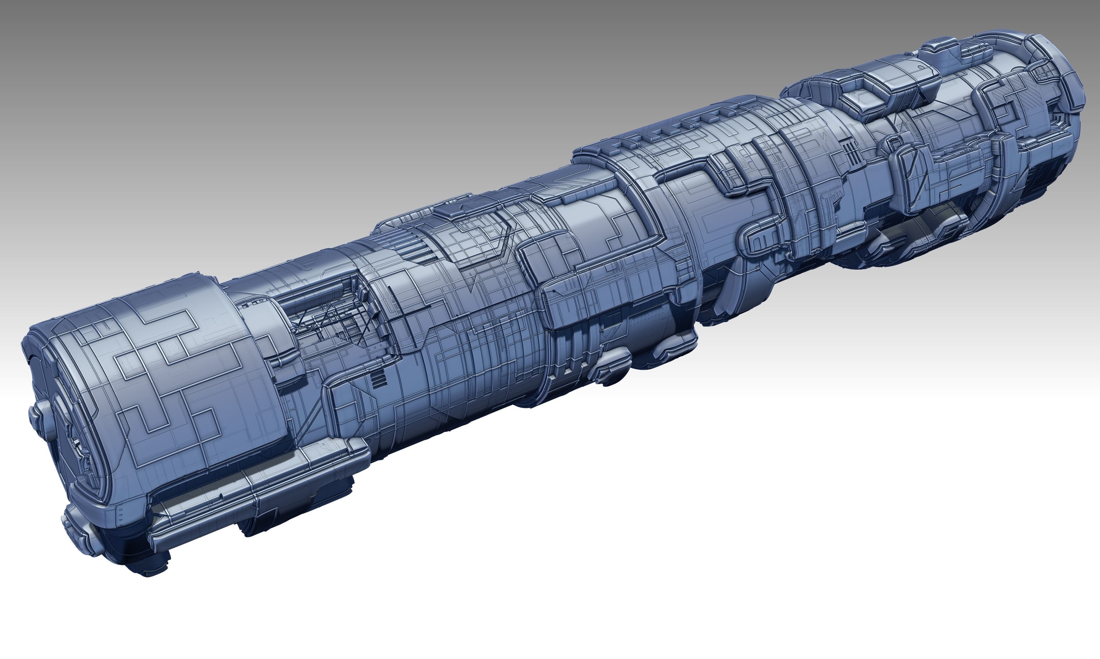 space equipment node 00163 3D model_2