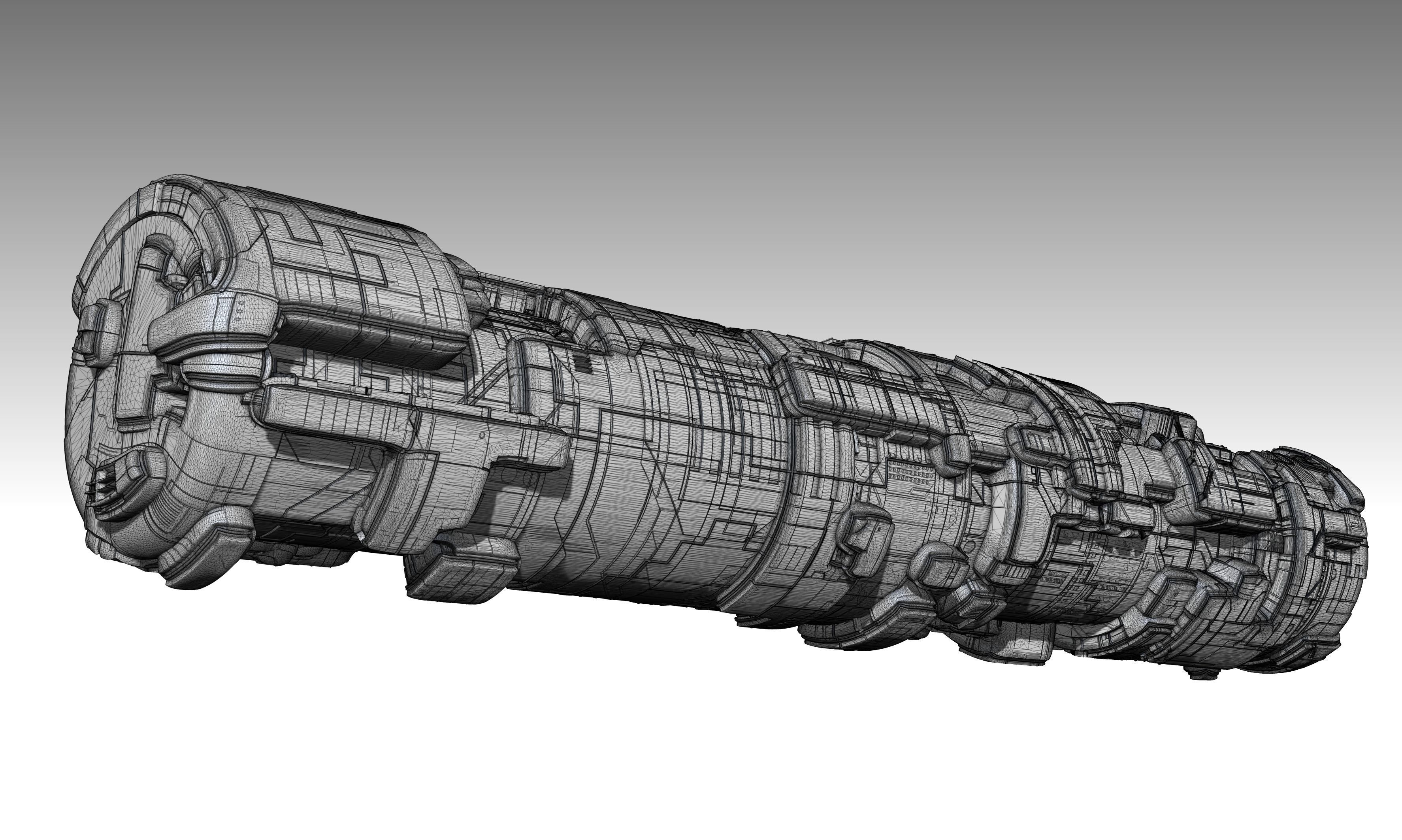 space equipment node 00163 3D model_6