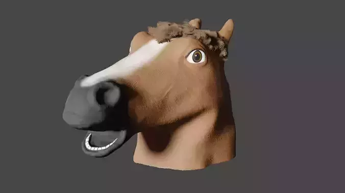 Relatively Accurate Horse Mask Free 3D model