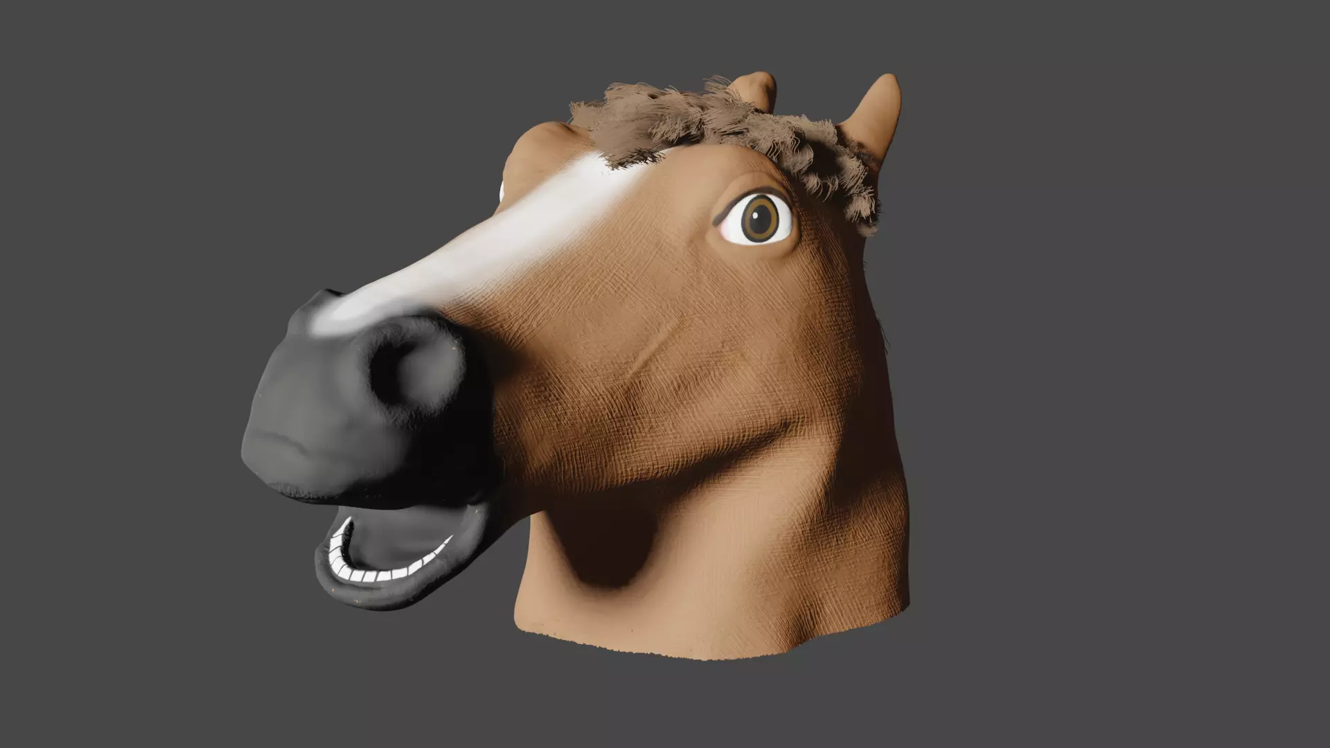 Relatively Accurate Horse Mask Free 3D model_0