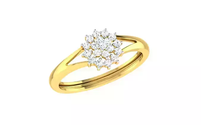 Solitaire Engagement Wedding Band Ring