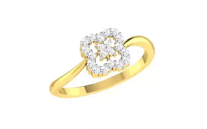 Solitaire Engagement Wedding Band Ring