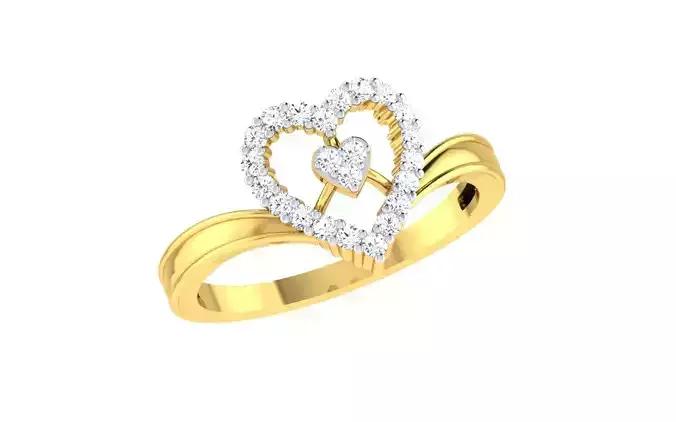 Solitaire Engagement Wedding Band Ring