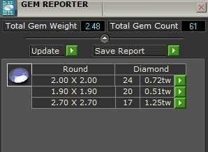 3 Row Diamond Ring 1213 3D print model_5