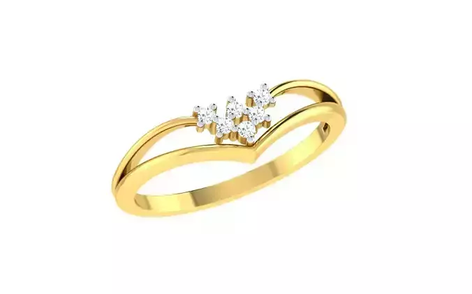 Solitaire Engagement Wedding Band Ring