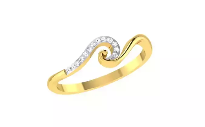 Solitaire Women Engagement Bypass Rings