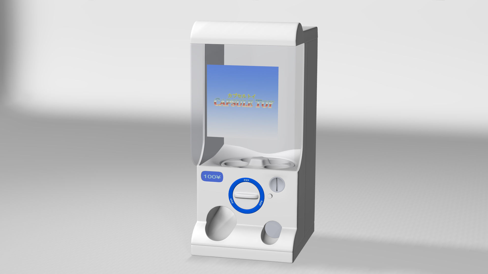 Capsule Toy Machine 3D model_4