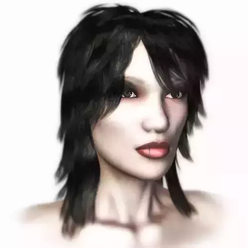 Chandra Female Character v1 3D model