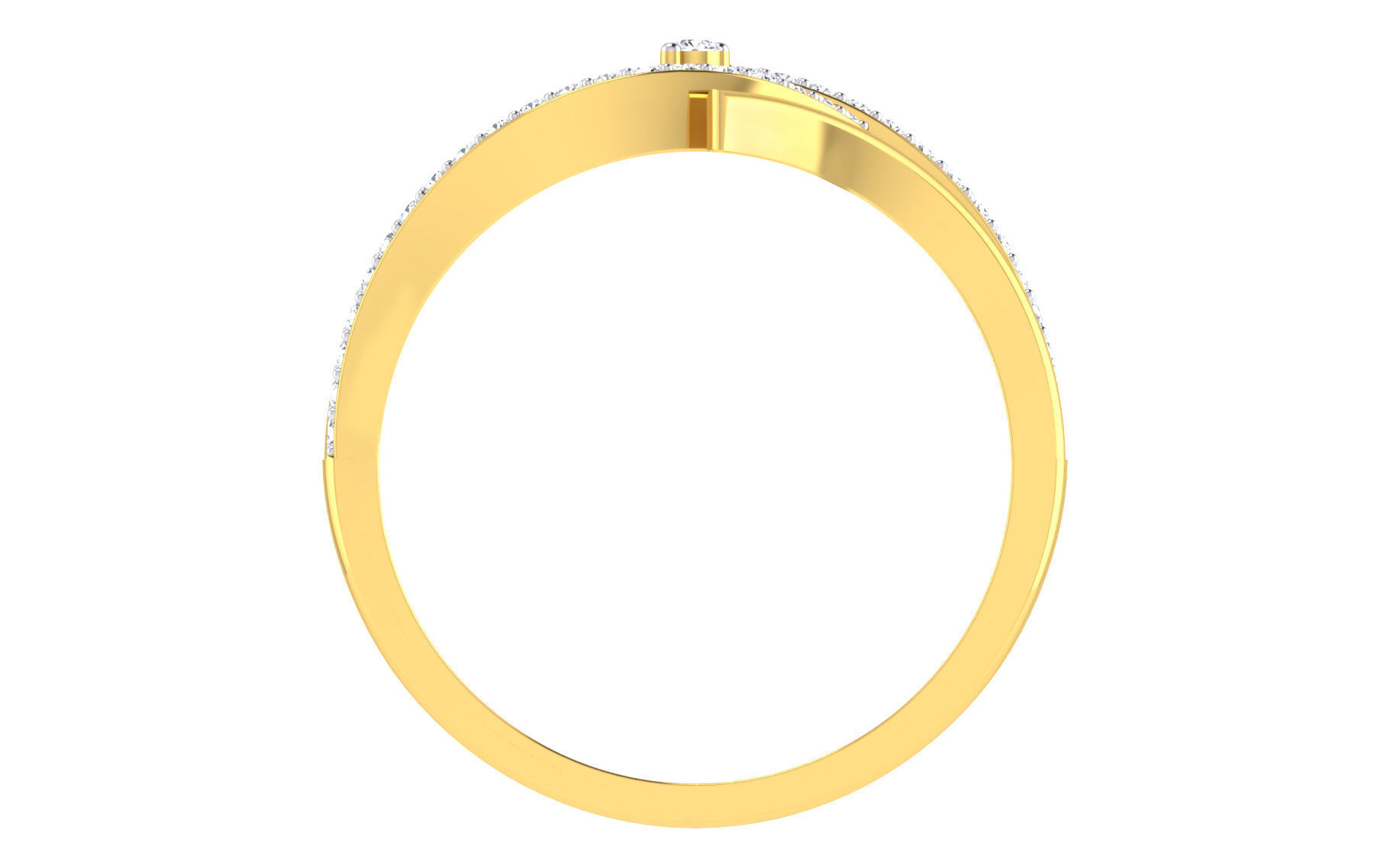 Solitaire Engagement Wedding Ring 3dm STL OBJ FBX Render Details 3D print model_2