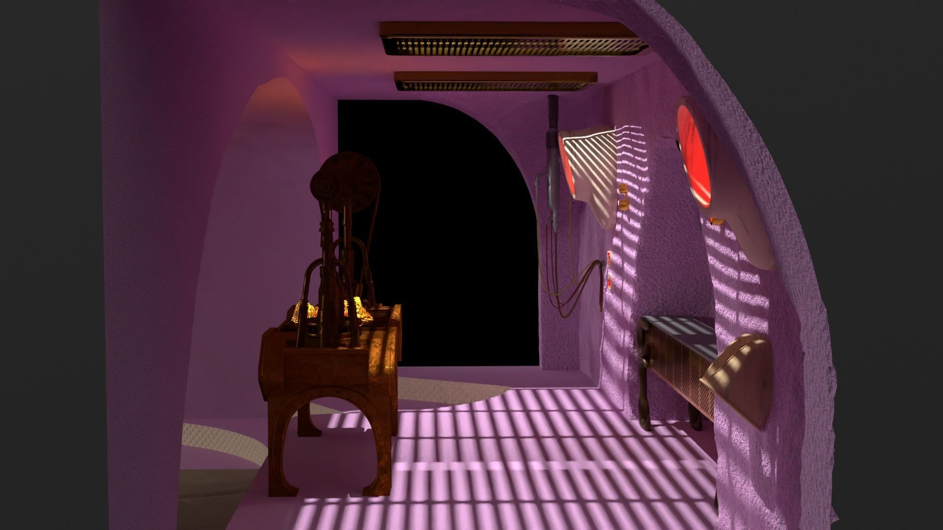 Jabbas Throne Area - Foam version complete set - 1-18 Hasbro 3D Model Collection_16