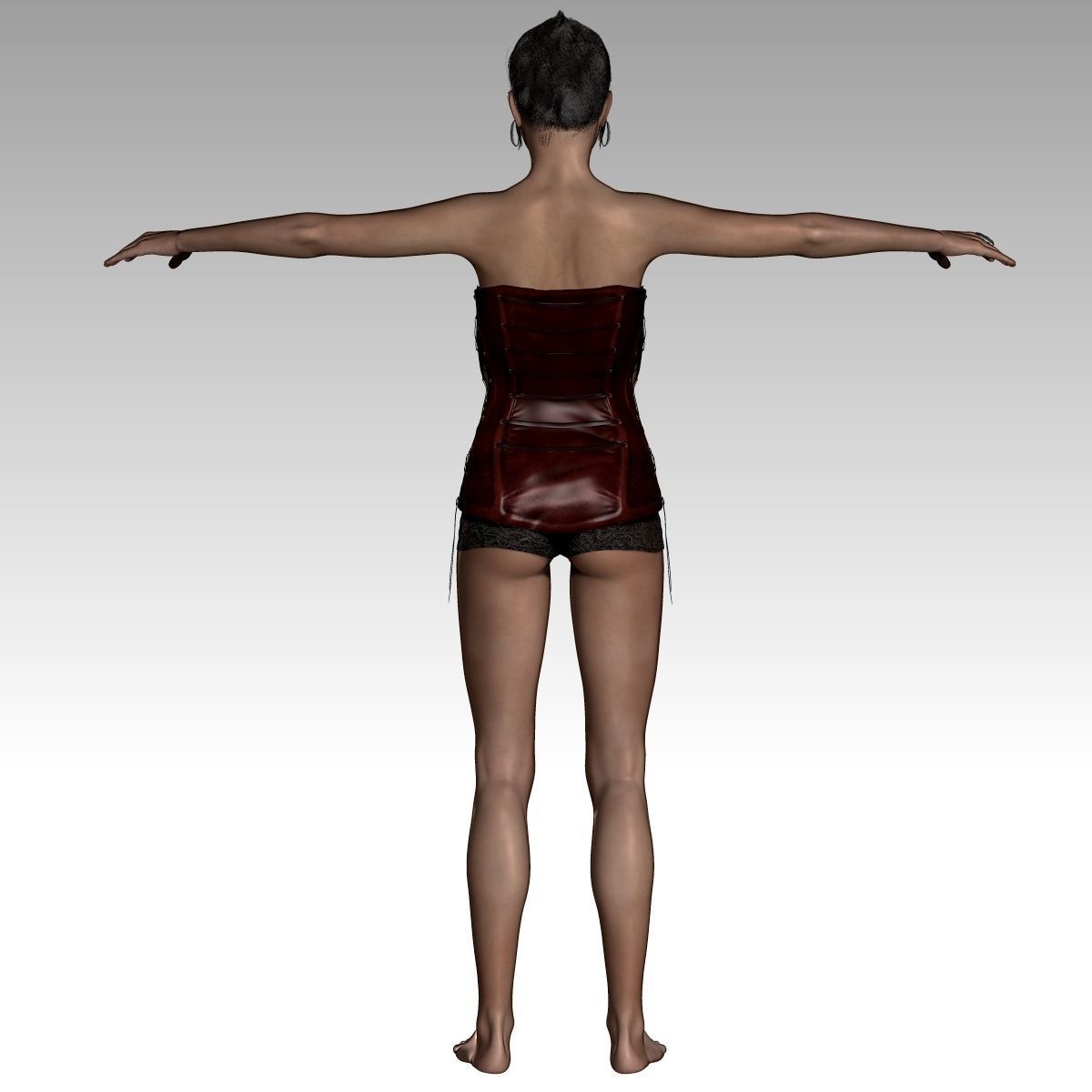 Chandra Female zbrush Model 3D model_2