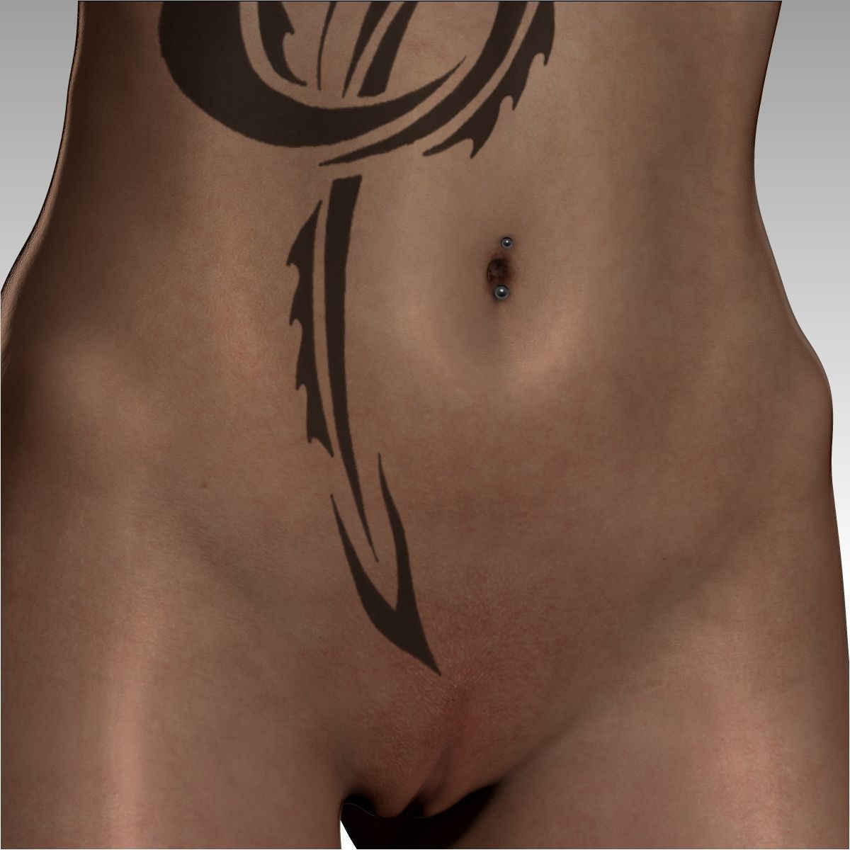 Chandra Female zbrush Model 3D model_6