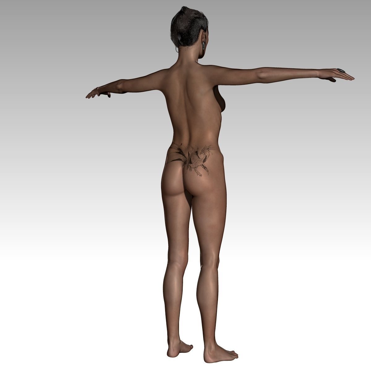 Chandra Female zbrush Model 3D model_4