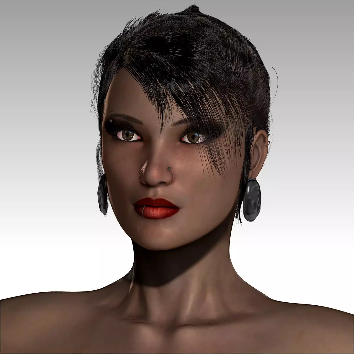 Chandra Female zbrush Model 3D model_0