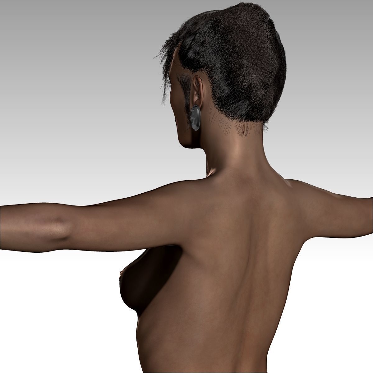 Chandra Female zbrush Model 3D model_10