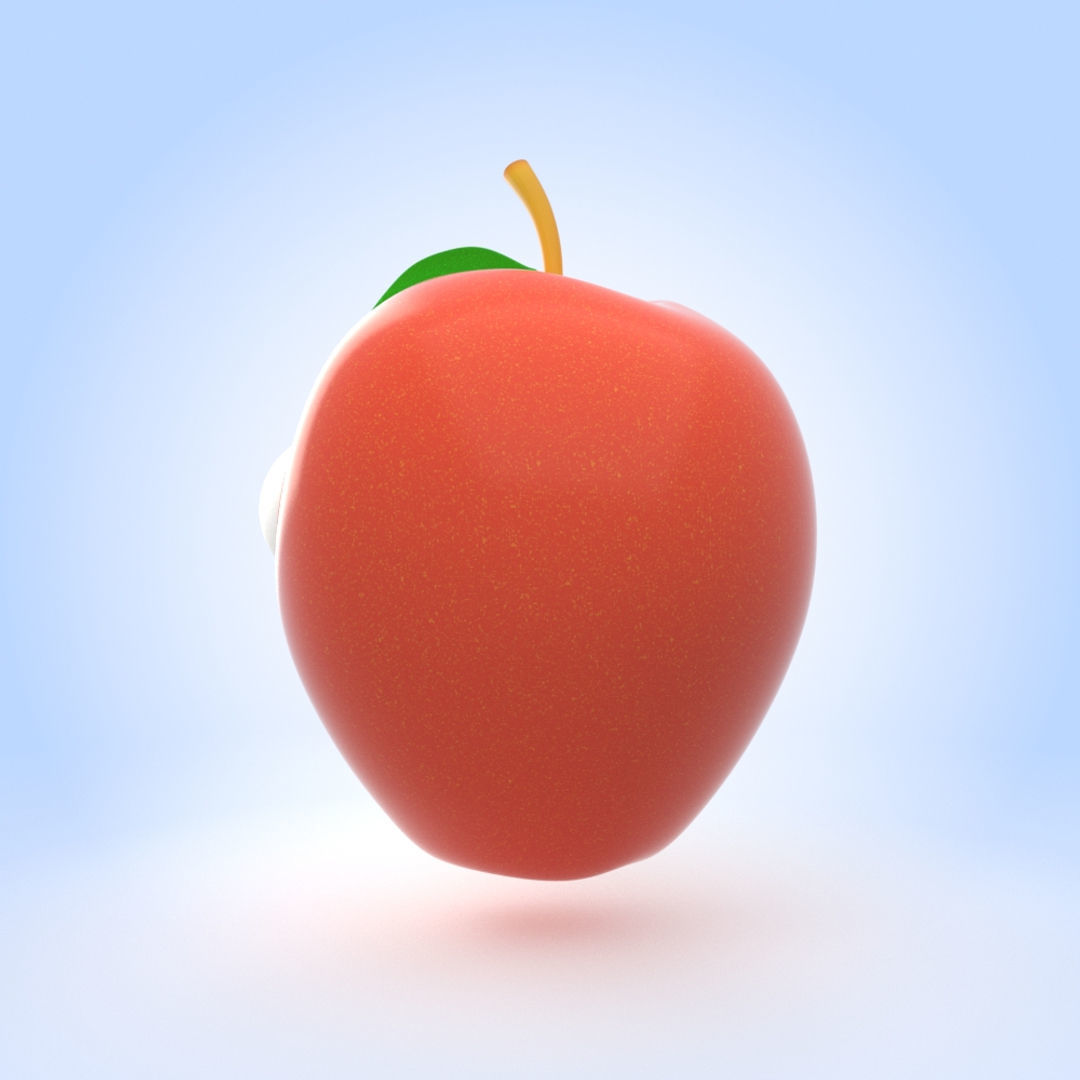 Apple 3D model_3