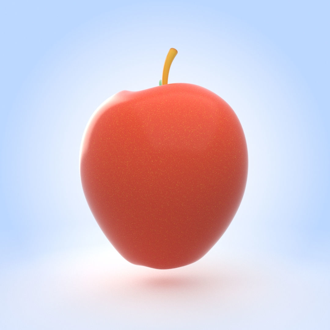 Apple 3D model_2