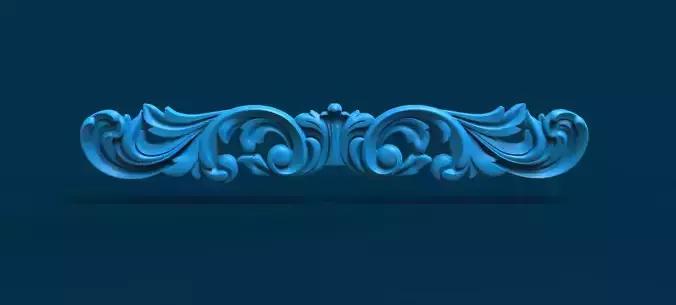 Wood carving decoration 3D model Wood carving decoration 3D model