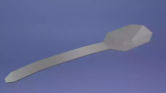 Low Poly Spoon