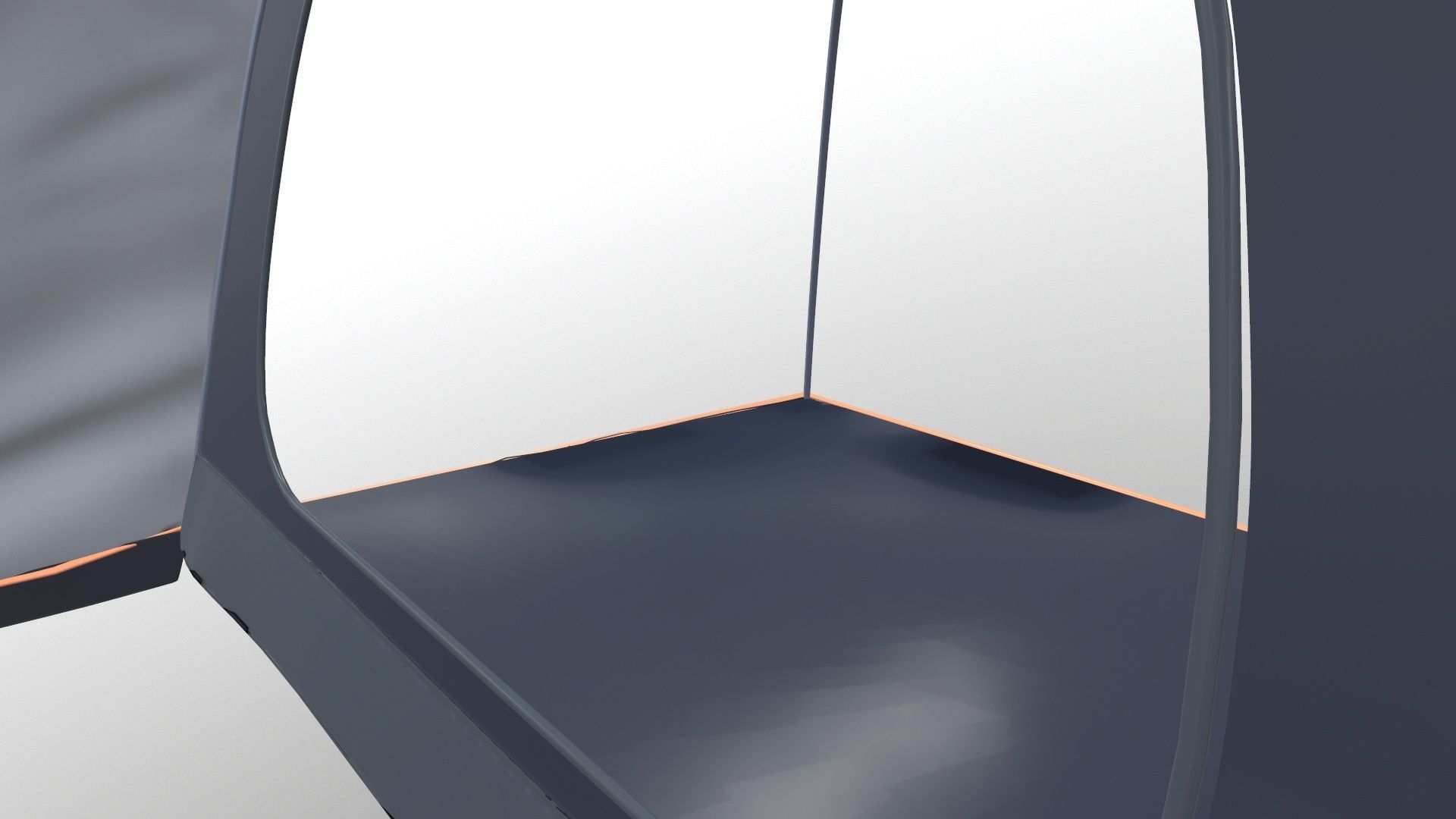 Black Out Air Tent Camping 3D model_9