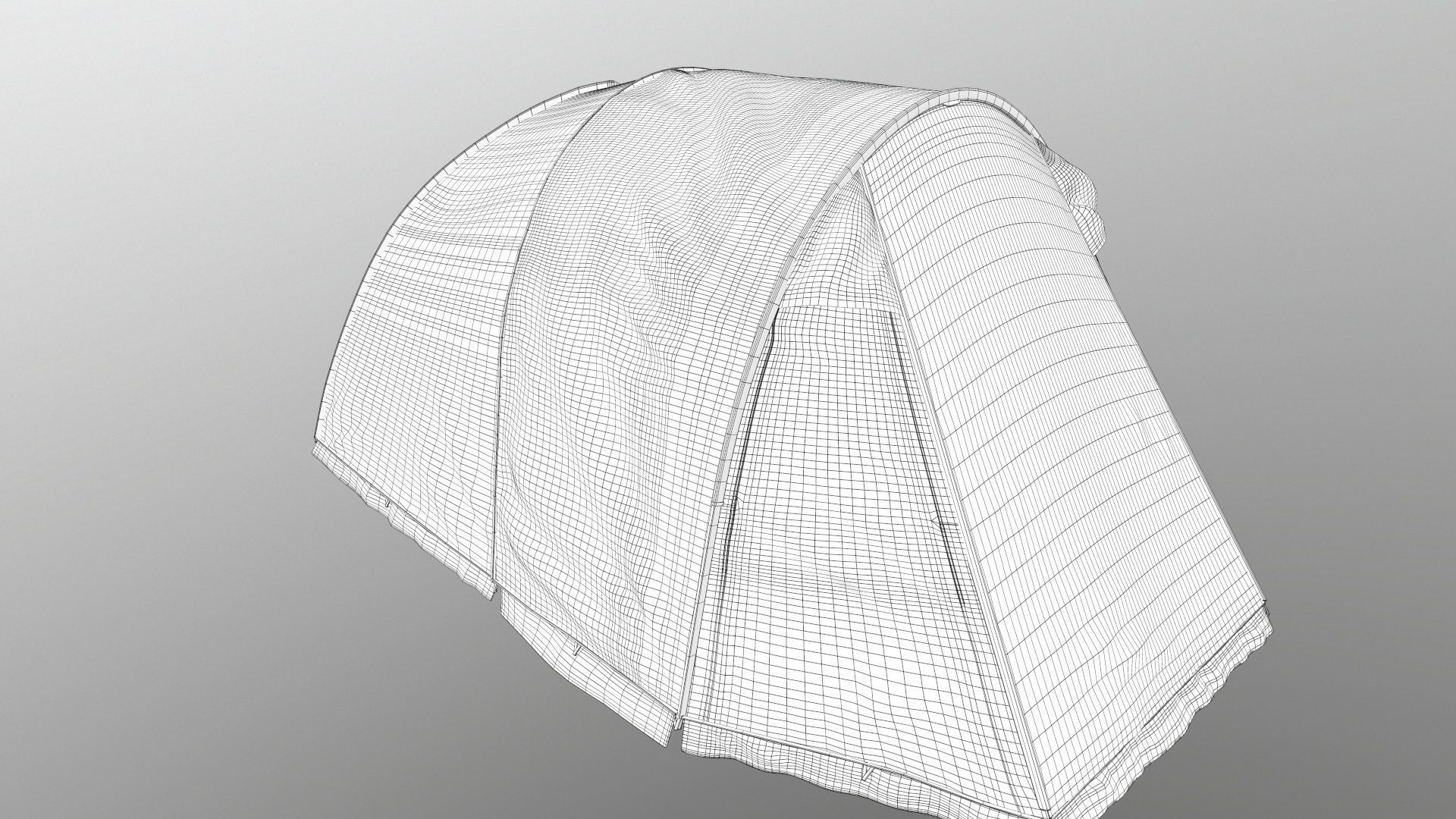 Black Out Air Tent Camping 3D model_21