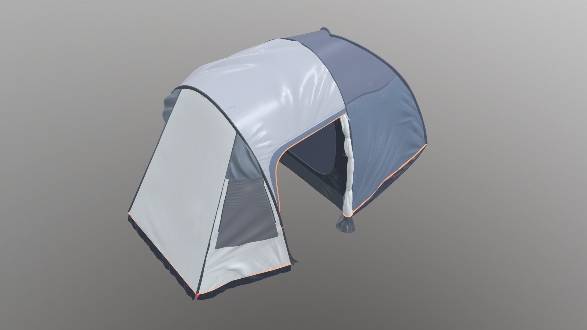 Black Out Air Tent Camping 3D model_11