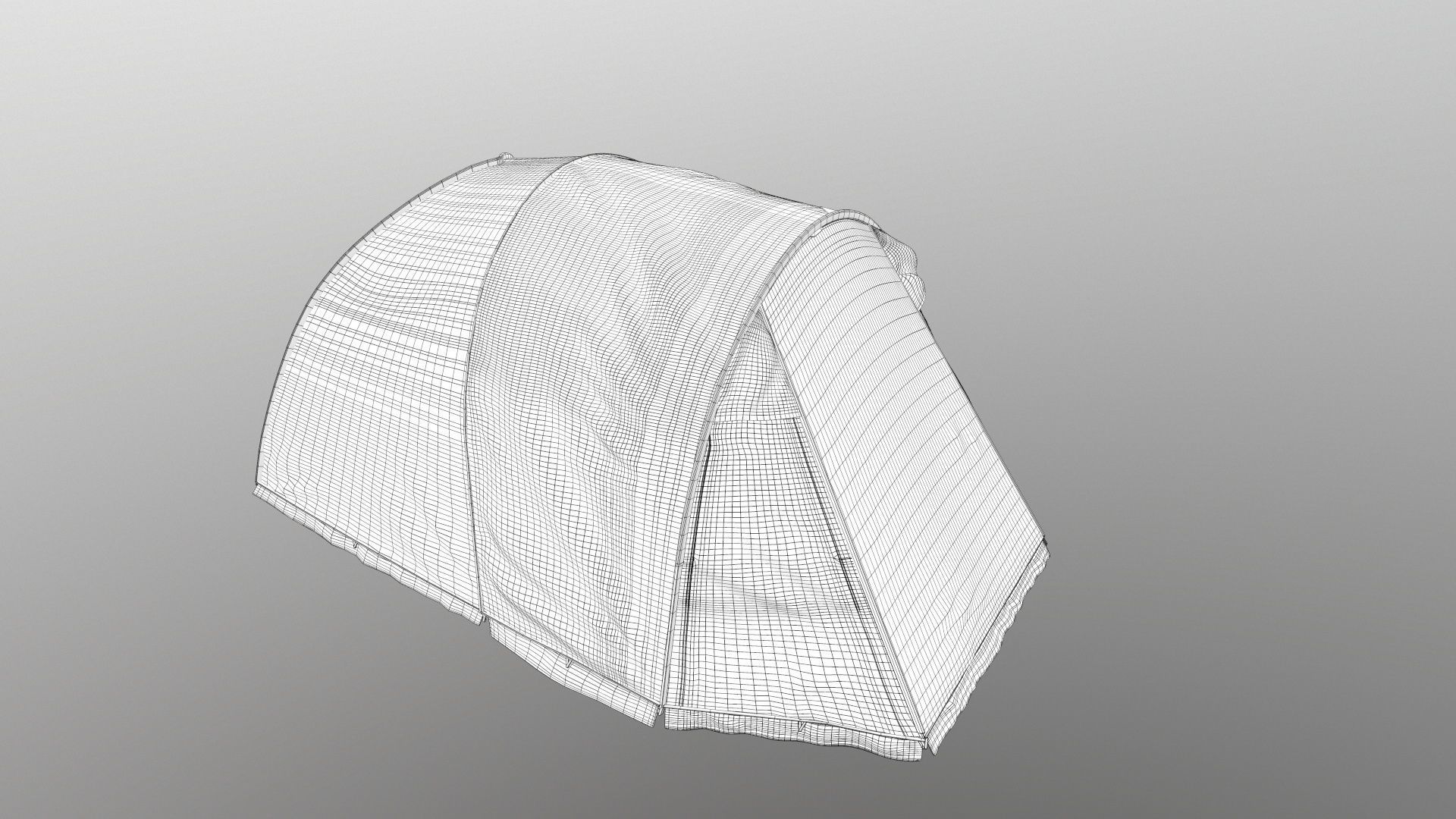 Black Out Air Tent Camping 3D model_14
