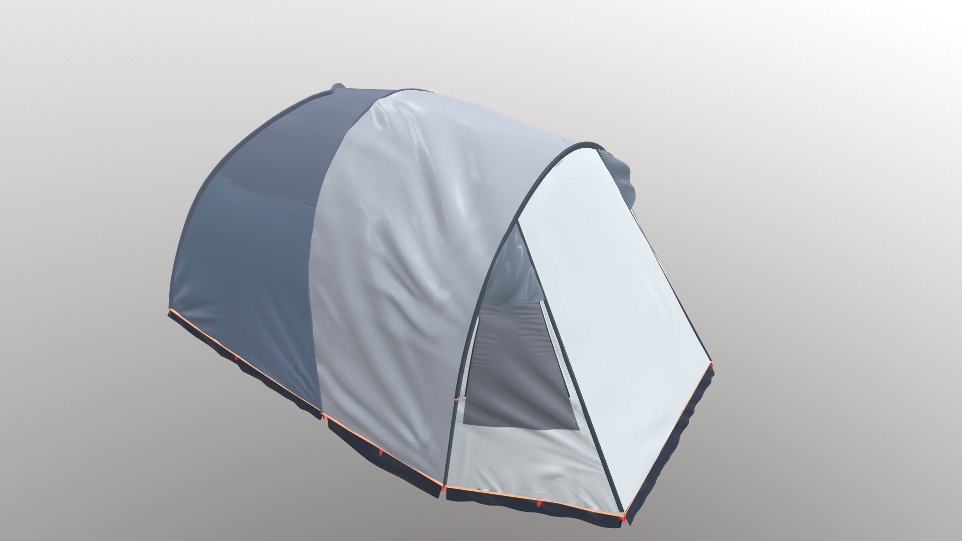 Black Out Air Tent Camping 3D model_2