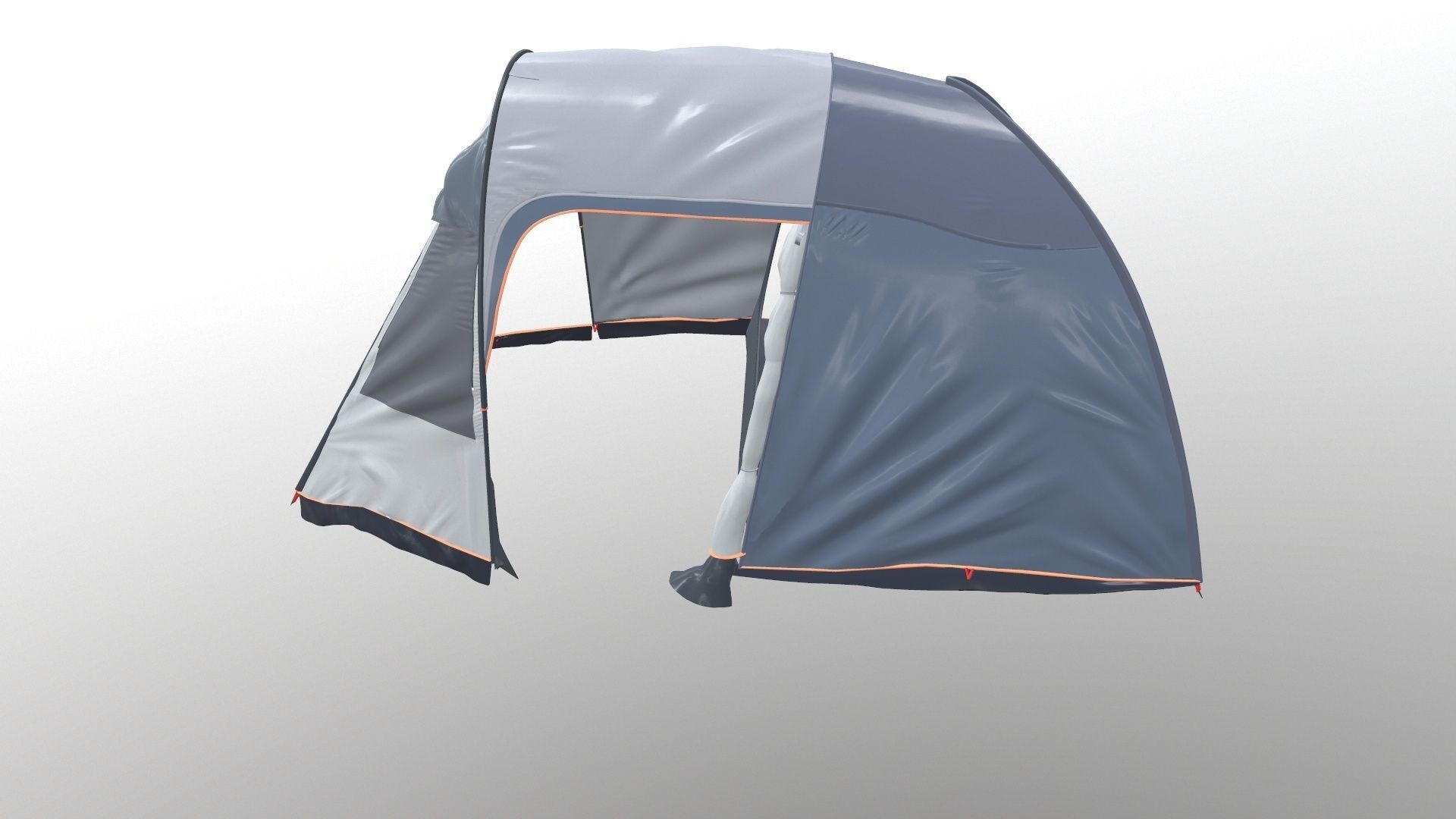 Black Out Air Tent Camping 3D model_6