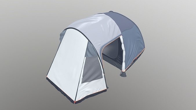 Black Out Air Tent Camping 3D model