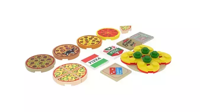 Lego Pizza Equipment With Lego Pizza
