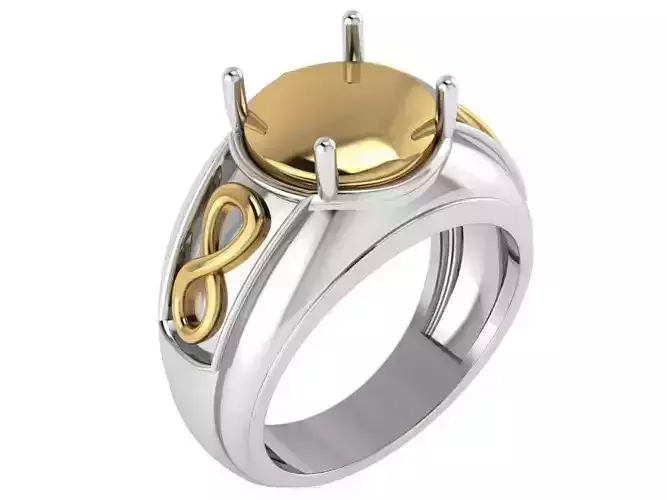 Round Carved Ring 0919