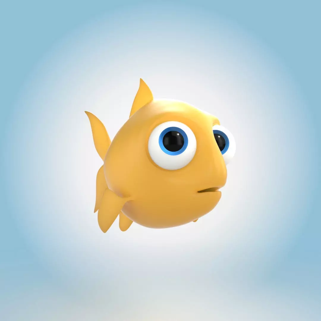 Goldfish 3D model_0