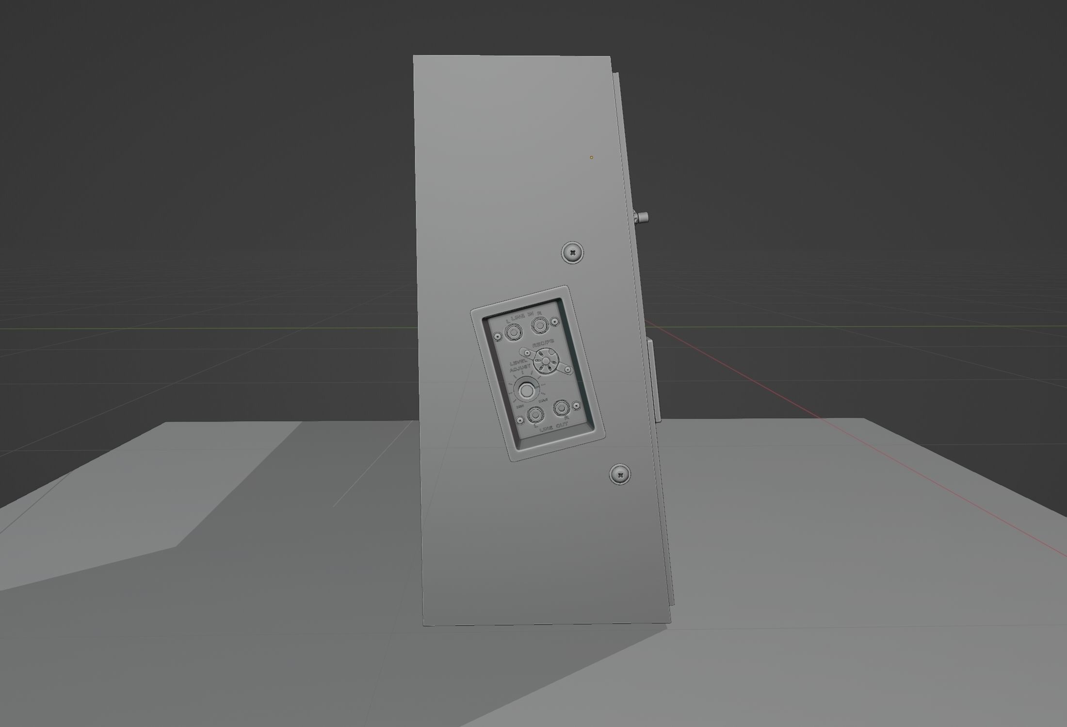 Stereo tape deck Sony TC 377 3D model_8