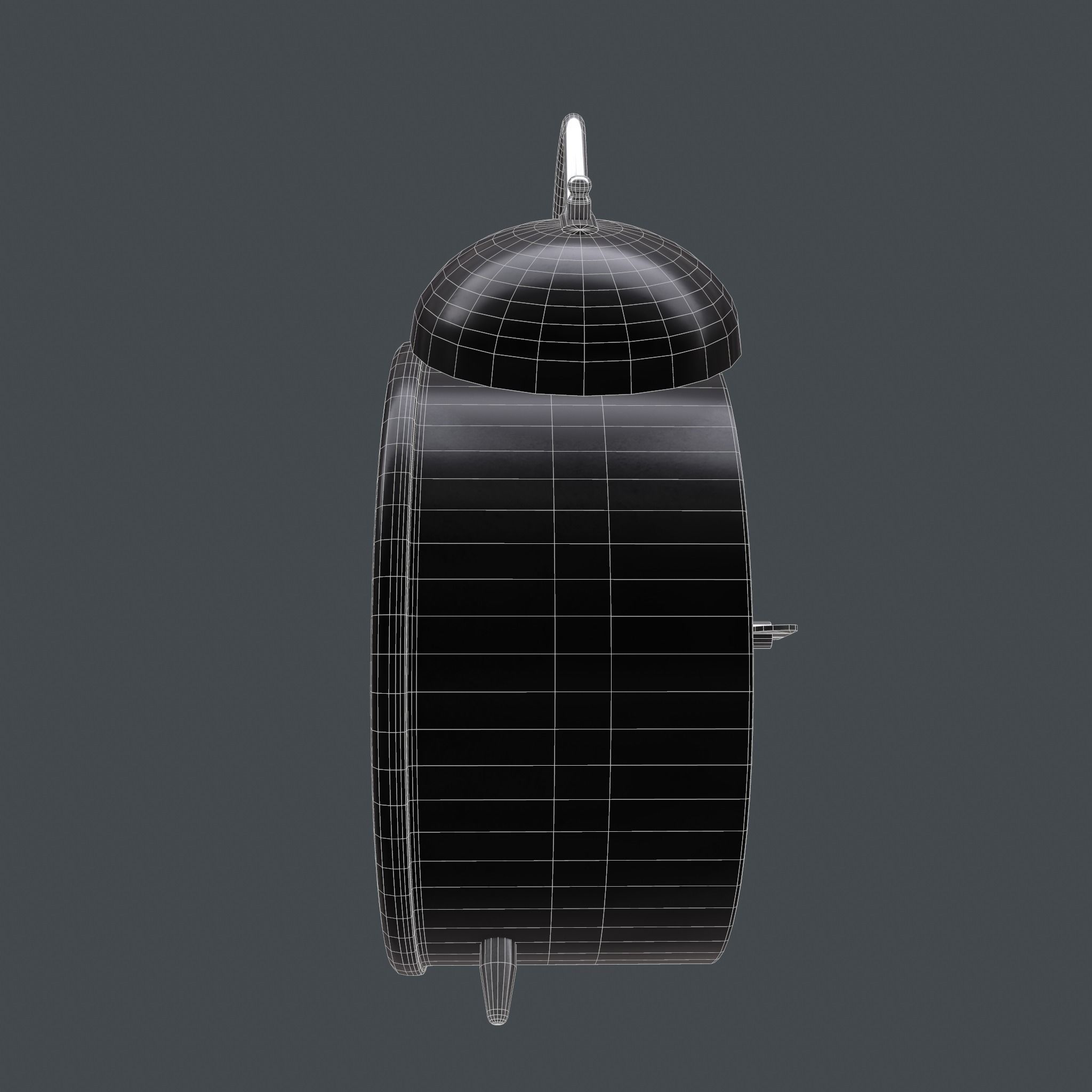 Mechanical alarm clock 3D model_25