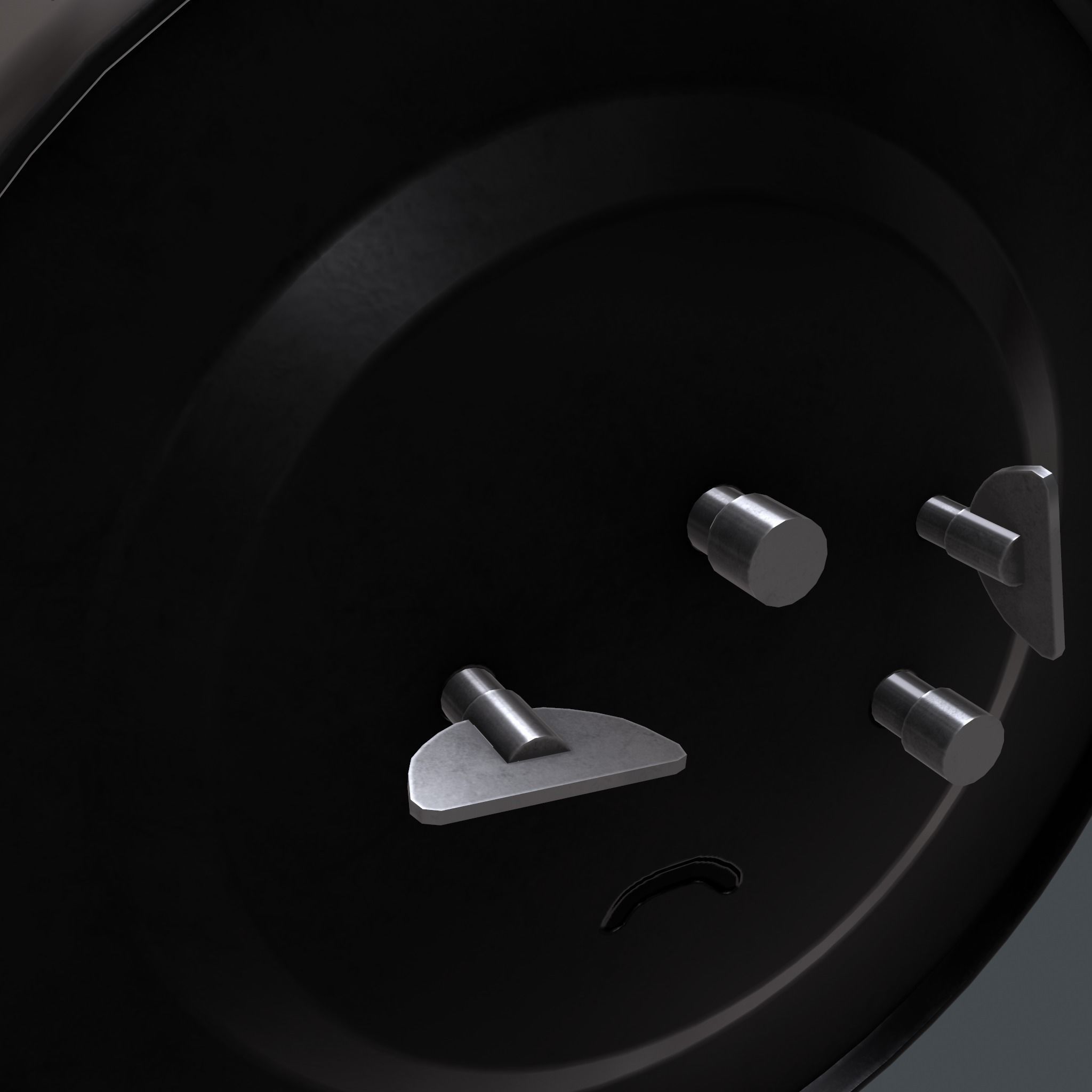 Mechanical alarm clock 3D model_18