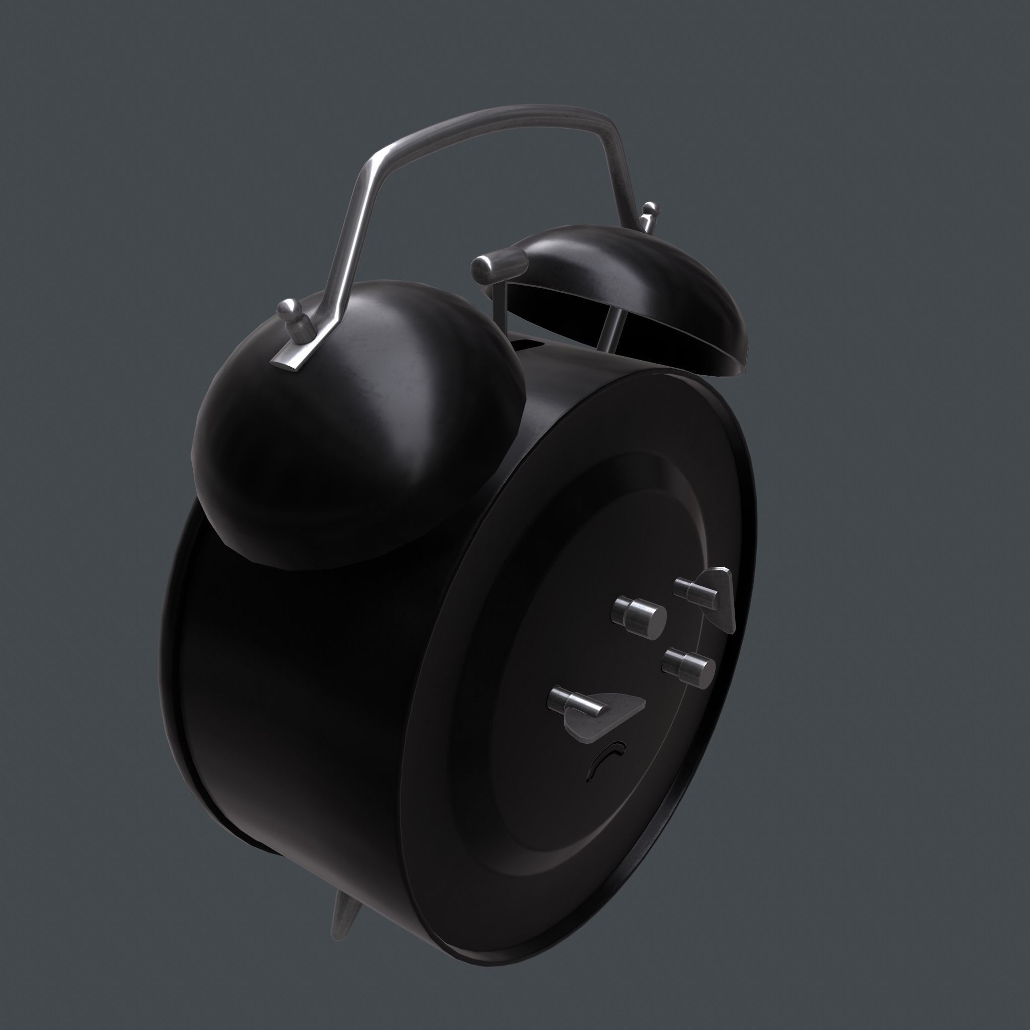 Mechanical alarm clock 3D model_16