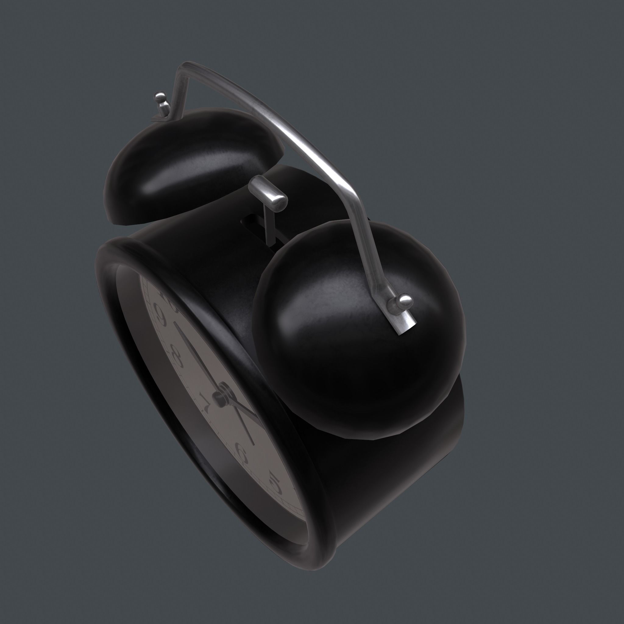 Mechanical alarm clock 3D model_15