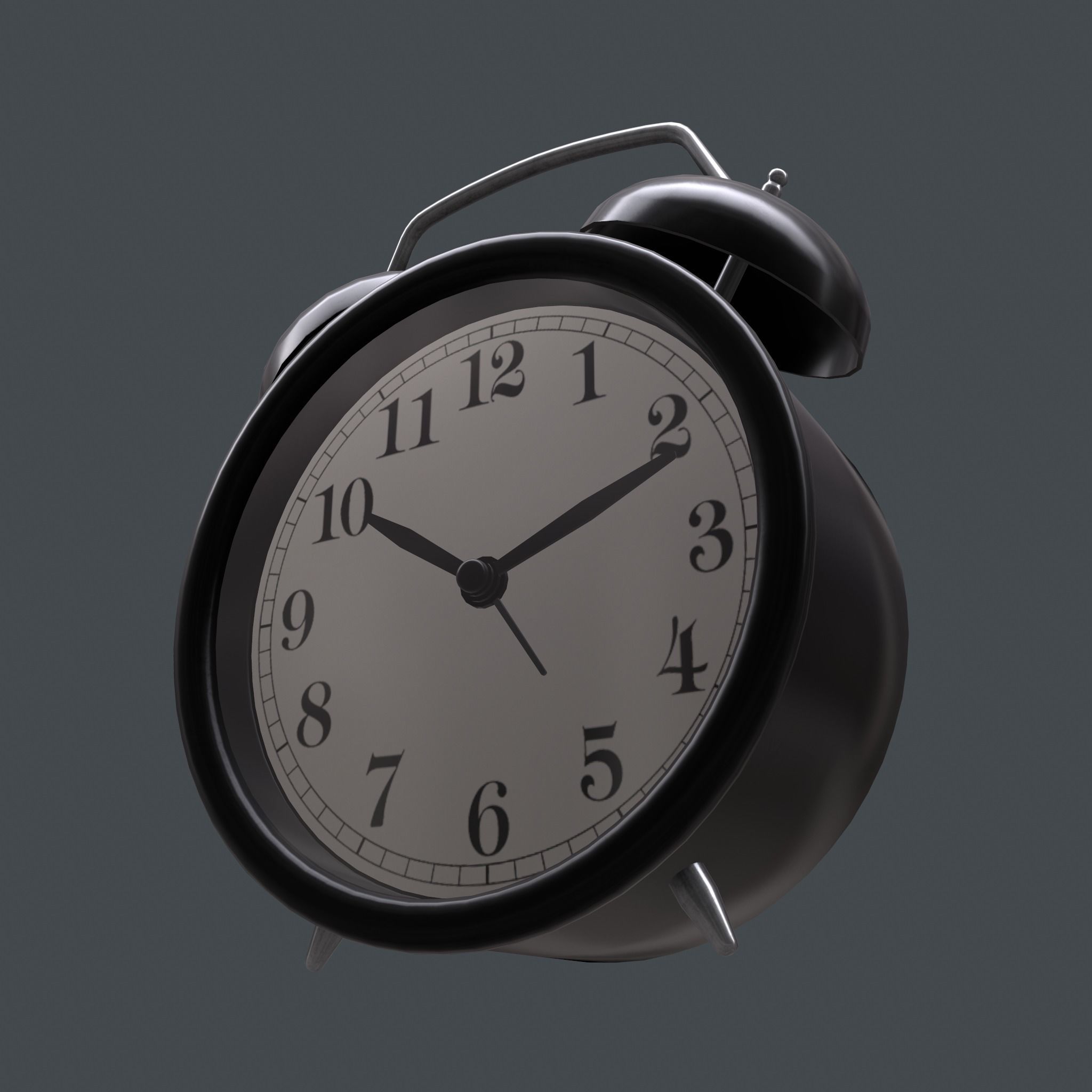 Mechanical alarm clock 3D model_21