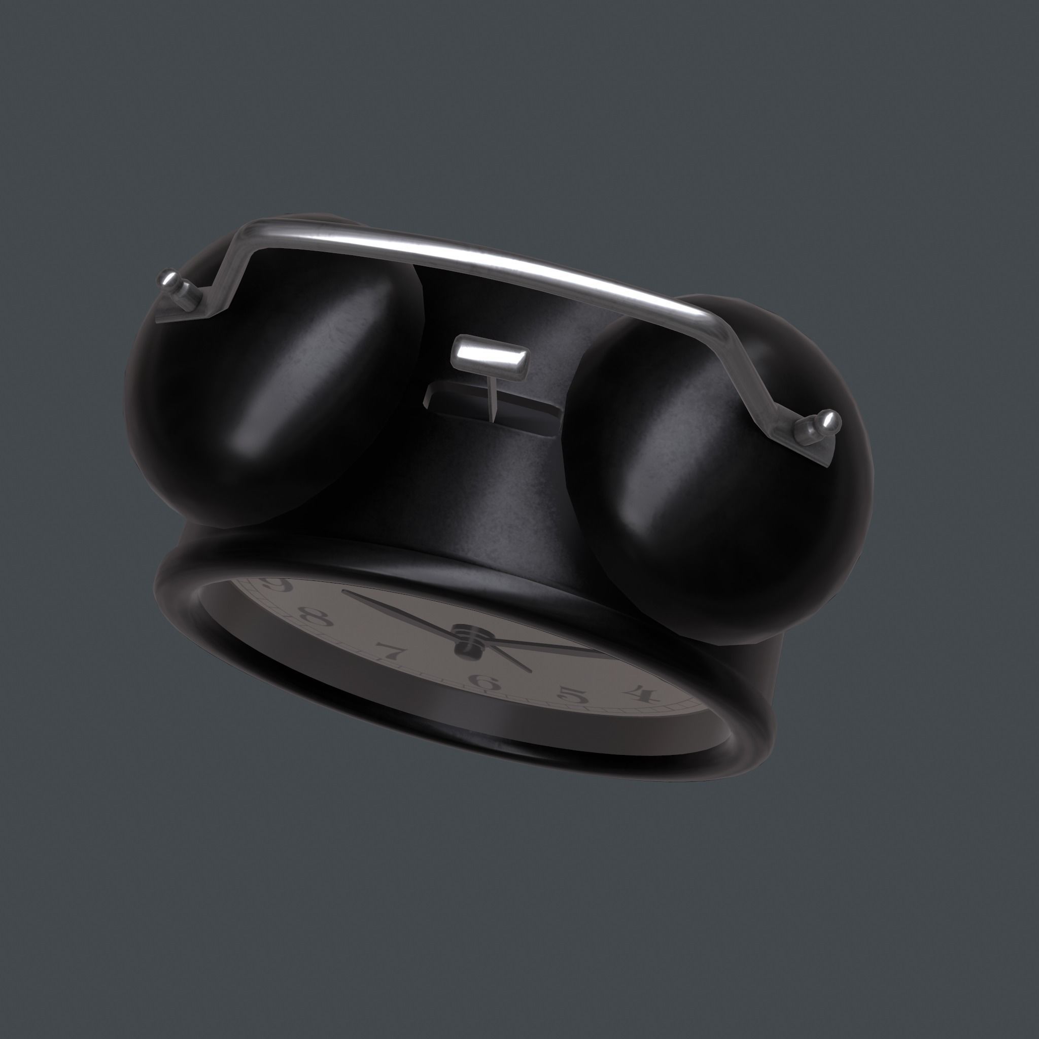 Mechanical alarm clock 3D model_14