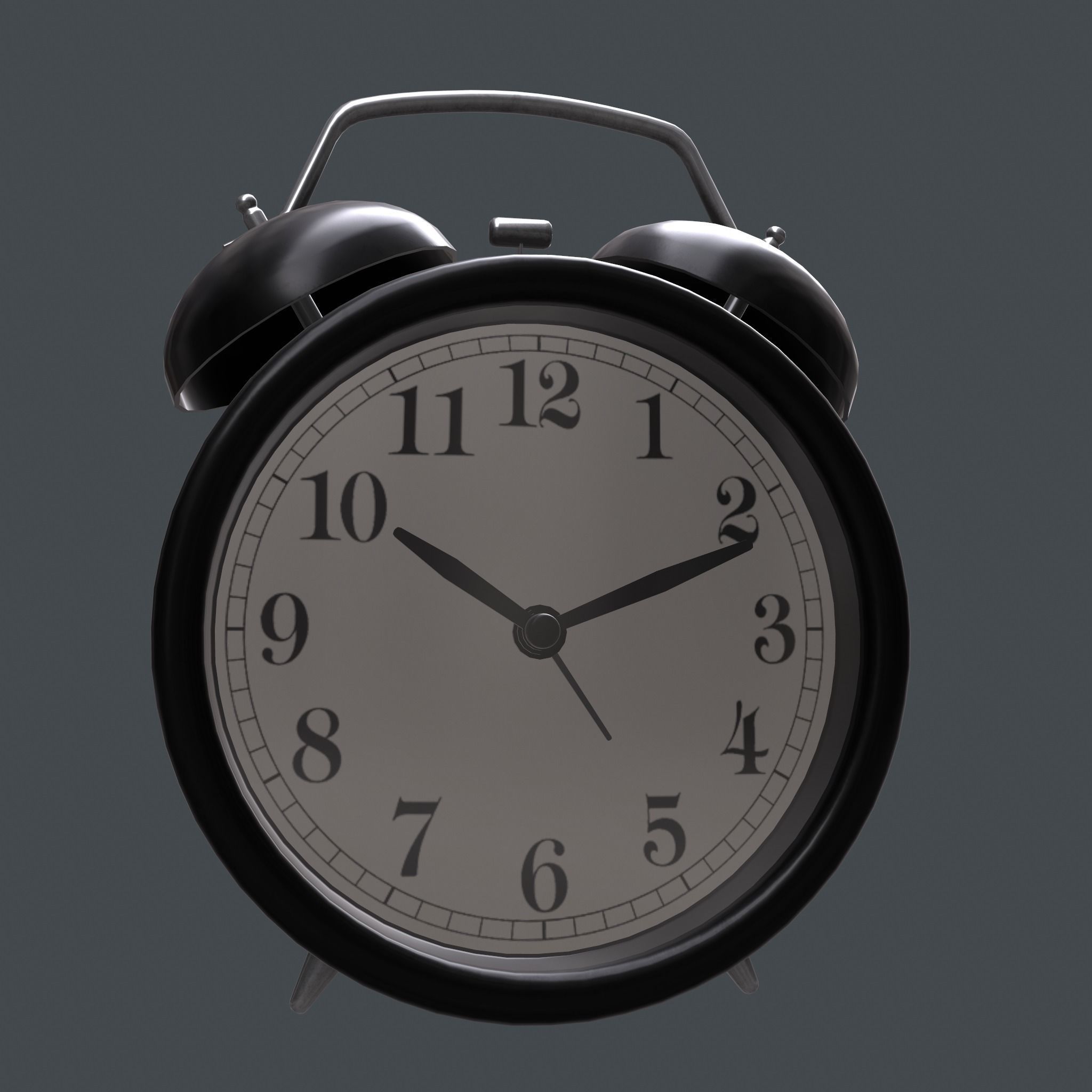 Mechanical alarm clock 3D model_13
