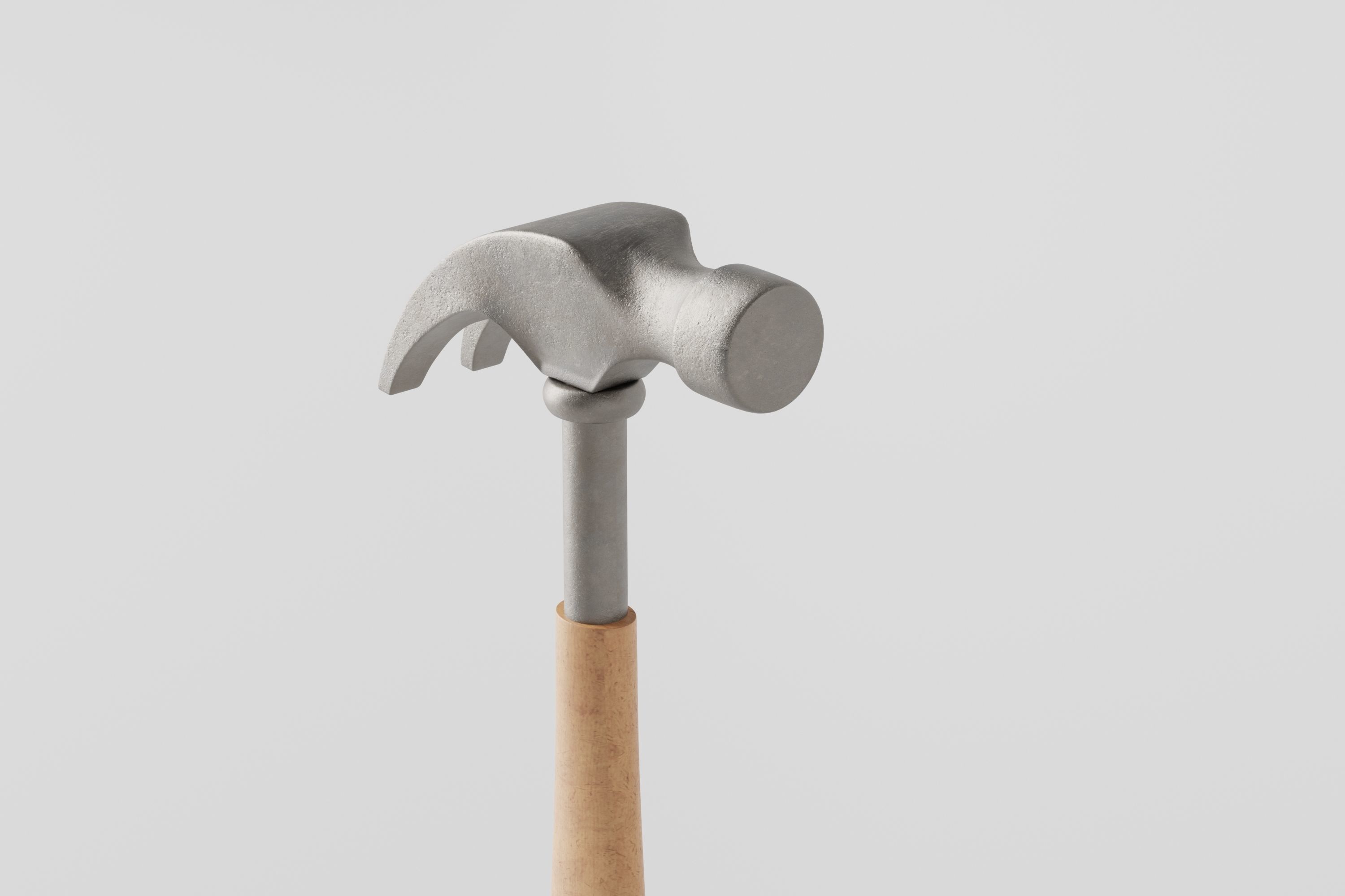 Hammer Low-poly 3D model_1