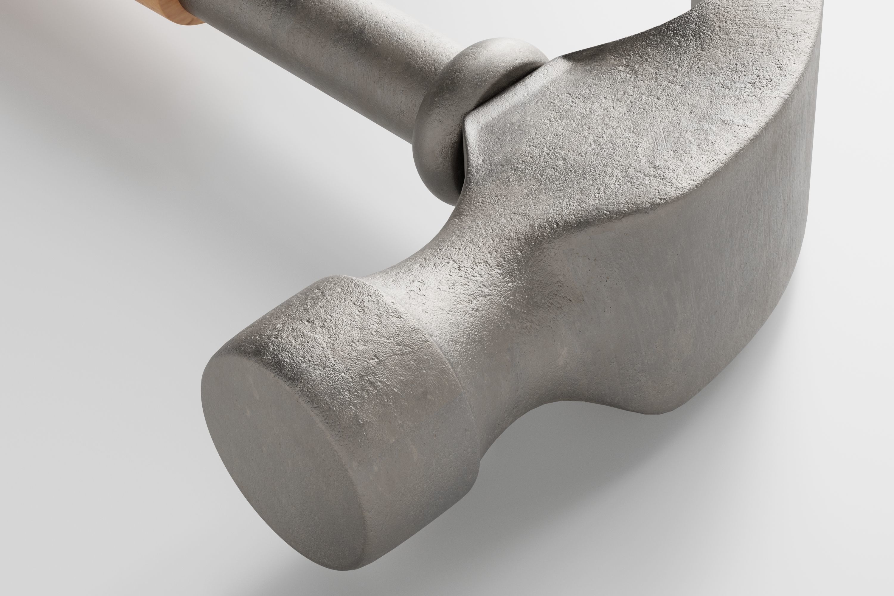 Hammer Low-poly 3D model_3