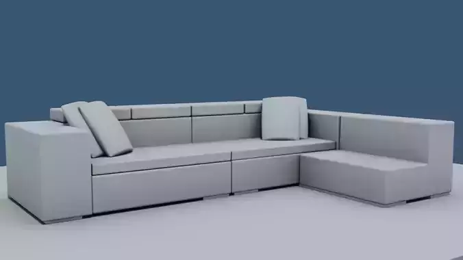 sofa living room Free 3D model