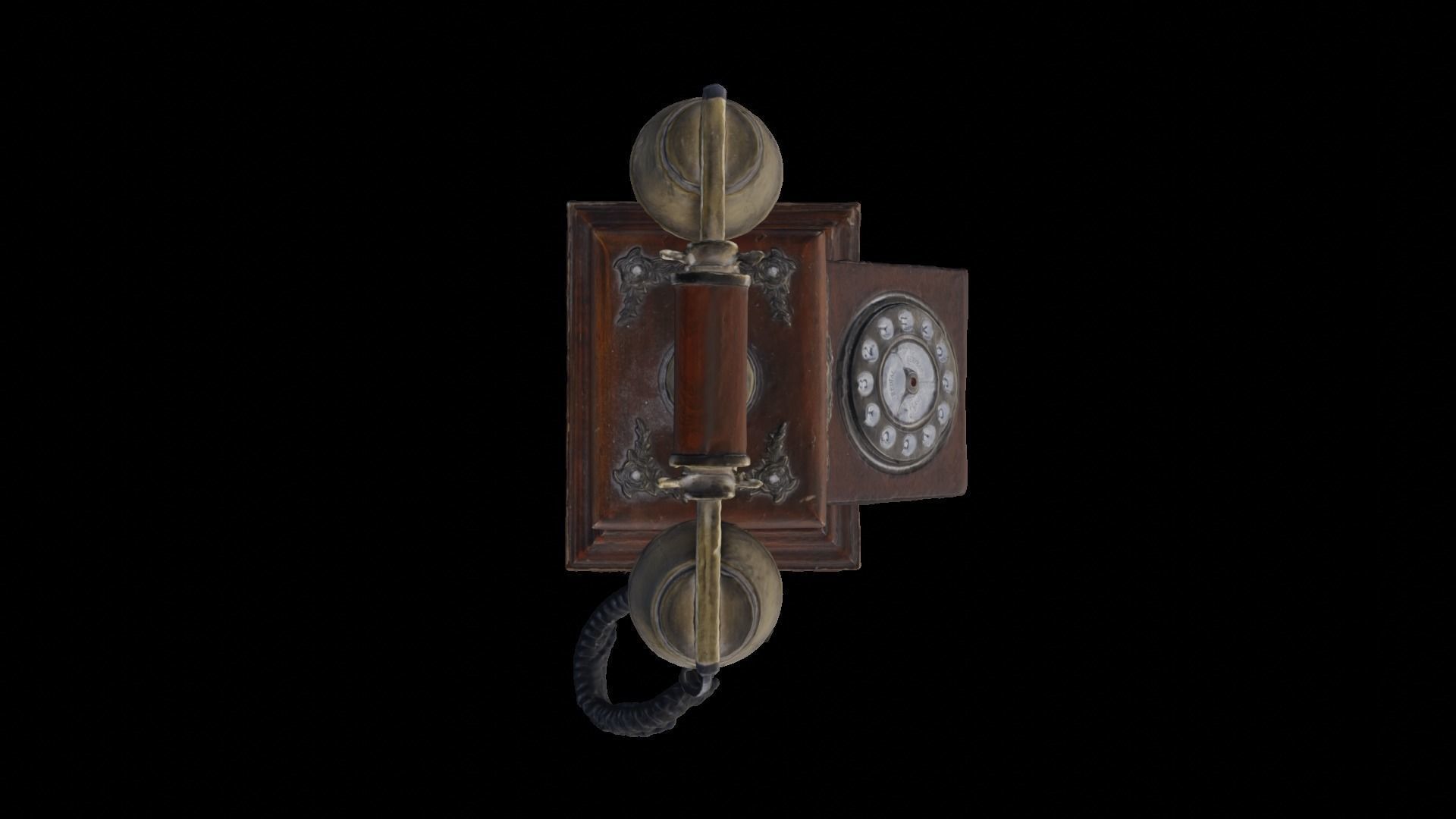 Vintage Phone 3D model_4