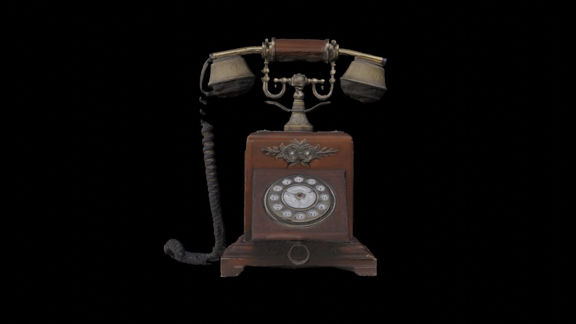 Vintage Phone 3D model_2