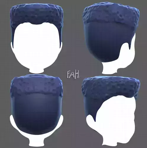 Base Hair for Boy V22
